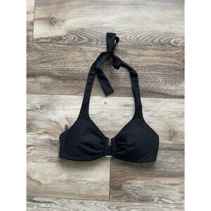 CALIA Swimsuit Halter Swim Top Size Medium Black